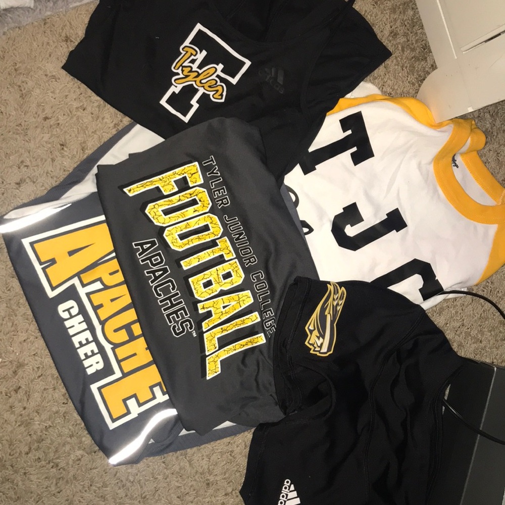 TYLER JUNIOR COLLEGE CHEER PRACTICE WEAR